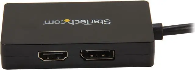 Alt view image 4 of 5 - StarTech MDP2DPDVHD Travel A/V adapter - 3-in-1 Mini DisplayPort to DisplayPort DVI or HDMI converter