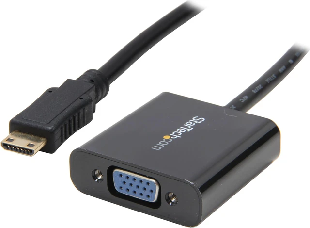 Main image of StarTech.com MNHD2VGAE Mini HDMI to VGA Adapter Converter for Digital Still Camera / Video Camera - 1920x1200