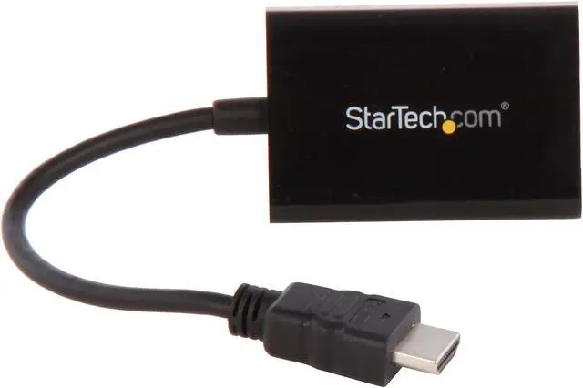 Alt view image 3 of 6 - StarTech.com HD2VGAA HDMI to VGA Video Adapter Converter with Audio for Desktop PC/Laptop/Ultrabook - 1920x1200