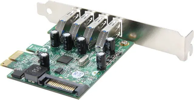 Alt view image 6 of 6 - StarTech.com PEXUSB3S4V 4 Port PCI Express PCIe SuperSpeed USB 3.0 Controller Card Adapter with UASP - SATA Power - USB 3 PCIe Card