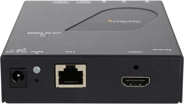 Alt view image 5 of 6 - StarTech.com ST12MHDLANRX HDMI Video Over IP Gigabit LAN Ethernet Receiver for ST12MHDLAN - 1080p - HDMI Extender over Cat6 Extender Kit