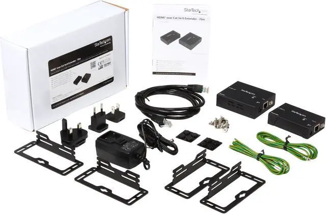 Alt view image 4 of 4 - StarTech.com ST121HDBTE HDMI over CAT5 HDBaseT Extender - Power over Cable - Ultra HD 4K