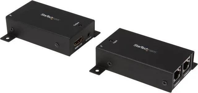 Main image of StarTech.com ST121SHD30 HDMI Over Dual CAT5 / CAT6 Extender with Infrared IR 100ft /30m HDMI Over Ethernet Cable Extender Power Free 1080p