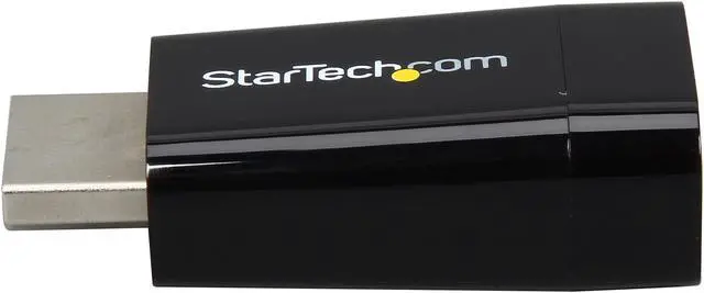 Alt view image 3 of 4 - StarTech.com HD2VGAMICRO Compact HDMI to VGA Adapter Converter - Power Free HDMI Laptop to VGA Monitor / Projector Converter Box - 1920x1200 - 1 pack