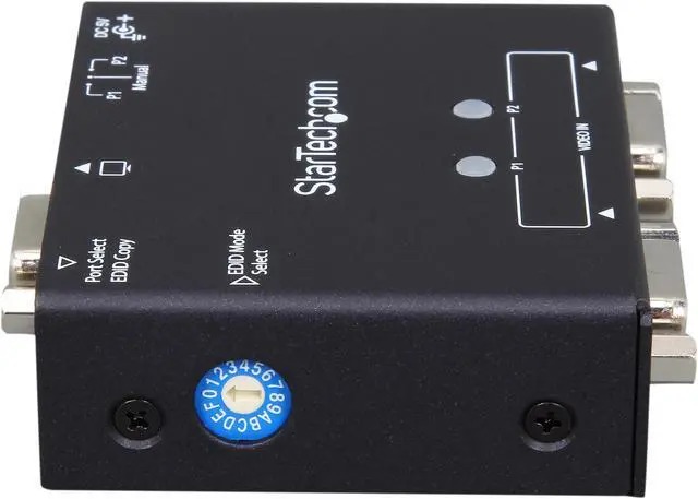 Alt view image 3 of 6 - StarTech.com 2-Port VGA Auto Switch Box with Priority Switching and EDID Copy ST122VGA