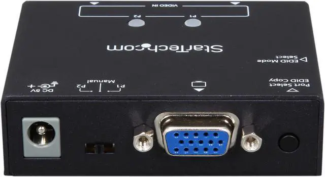 Alt view image 4 of 6 - StarTech.com 2-Port VGA Auto Switch Box with Priority Switching and EDID Copy ST122VGA