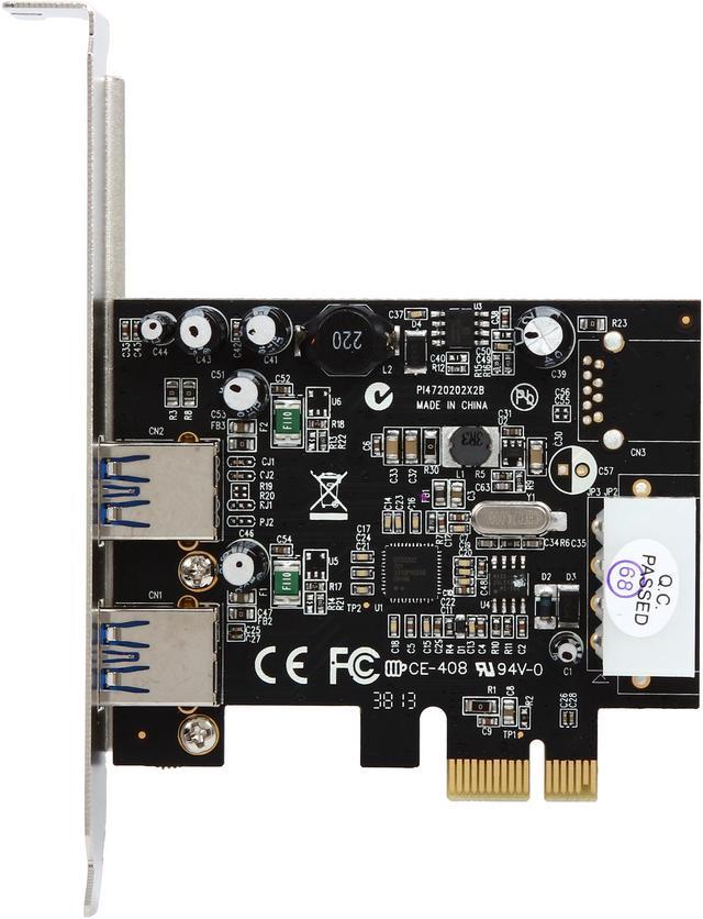 StarTech.com 2 Port PCI Express (PCIe) SuperSpeed USB 3.0 Card