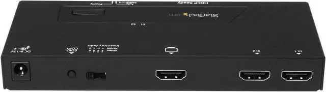 Alt view image 4 of 6 - StarTech.com 2 Port HDMI Switch w/ Automatic and Priority Switching - 1080p VS221HDQ