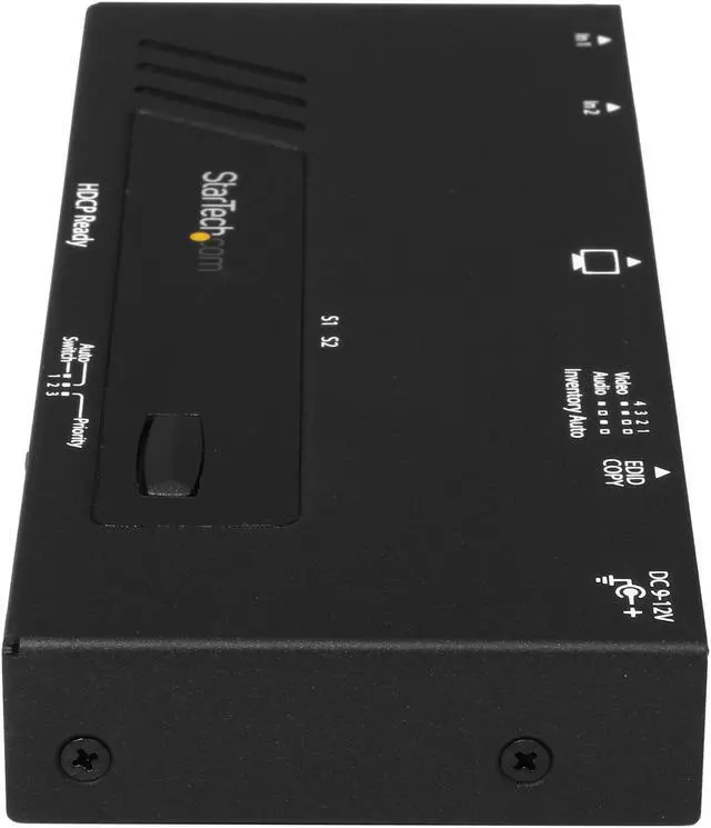 Alt view image 5 of 6 - StarTech.com 2 Port HDMI Switch w/ Automatic and Priority Switching - 1080p VS221HDQ