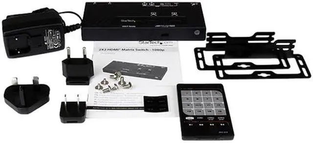 Alt view image 4 of 4 - StarTech.com 2x2 HDMI Matrix Switch w/ Automatic and Priority Switching - 1080p VS222HDQ