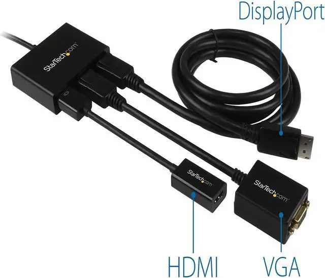 Alt view image 8 of 11 - StarTech.com MSTMDP123DP Mini DisplayPort to DisplayPort Multi Monitor Splitter - 3-Port MST Hub - mDP 1.2 to 3x DP MST Hub
