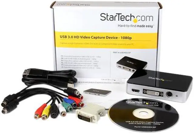 Alt view image 4 of 4 - StarTech.com USB3HDCAP HDMI Video Capture Device - 1080p - 60fps Game Capture Card - USB Video Capture Card - with HDMI DVI VGA