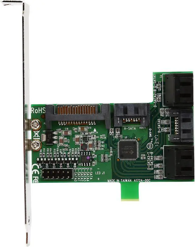 Alt view image 3 of 6 - StarTech.com Port Multiplier Controller Card - 5-Port SATA to Single SATA III Model ST521PMINT
