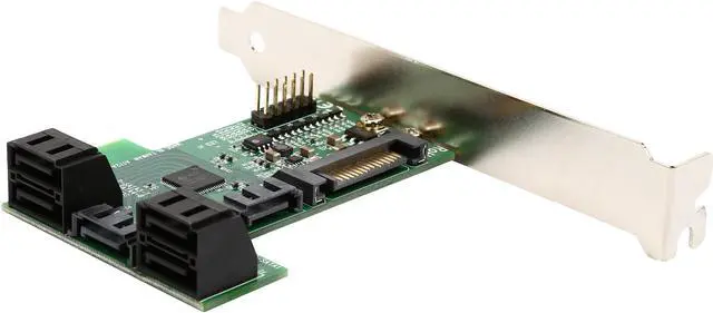 Alt view image 6 of 6 - StarTech.com Port Multiplier Controller Card - 5-Port SATA to Single SATA III Model ST521PMINT