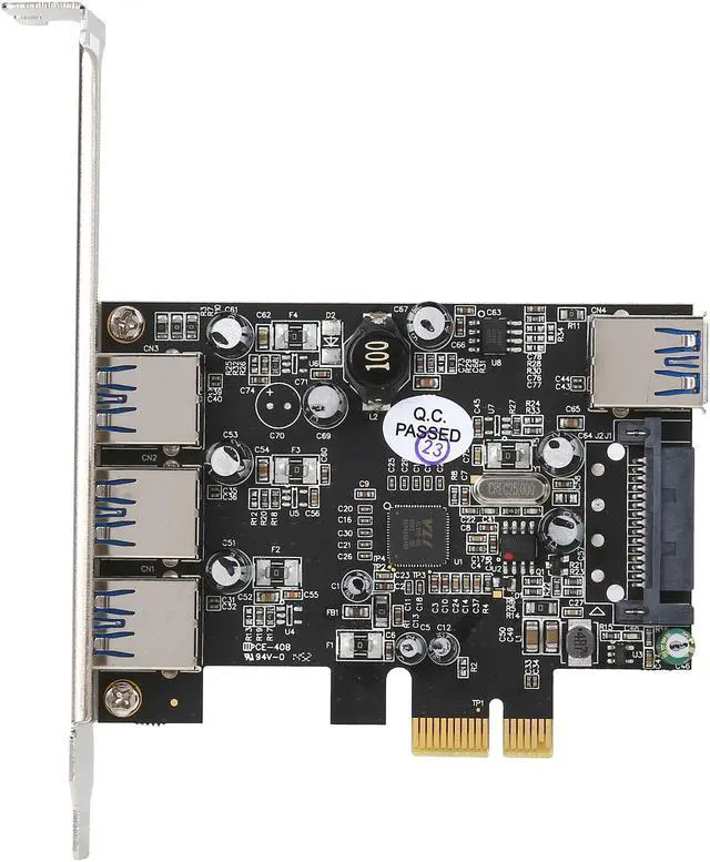 Alt view image 3 of 6 - StarTech.com 4-port PCI Express USB 3.0 card Model PEXUSB3S42
