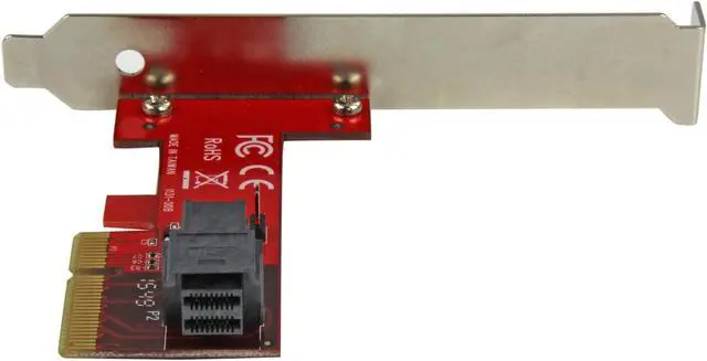 Alt view image 2 of 4 - StarTech.com x4 PCI Express to SFF-8643 Adapter for PCIe NVMe U.2 SSD Model PEX4SFF8643