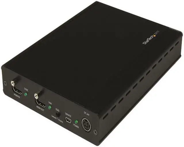 Alt view image 2 of 7 - StarTech.com 3-Port HDBaseT Extender Kit with 3 Receivers - 1x3 HDMI over CAT5 Splitter - Up to 4K ST124HDBT