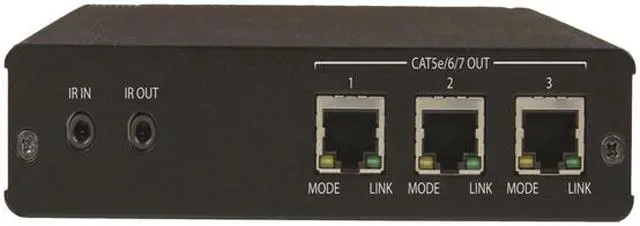 Alt view image 6 of 7 - StarTech.com 3-Port HDBaseT Extender Kit with 3 Receivers - 1x3 HDMI over CAT5 Splitter - Up to 4K ST124HDBT