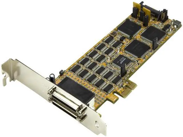 Alt view image 2 of 6 - StarTech PEX16S550LP PCI Express Serial Card - 16 Port Low-Profile Serial Card - High-Speed PCIe Serial Adapter - Serial Controller DB9 RS232
