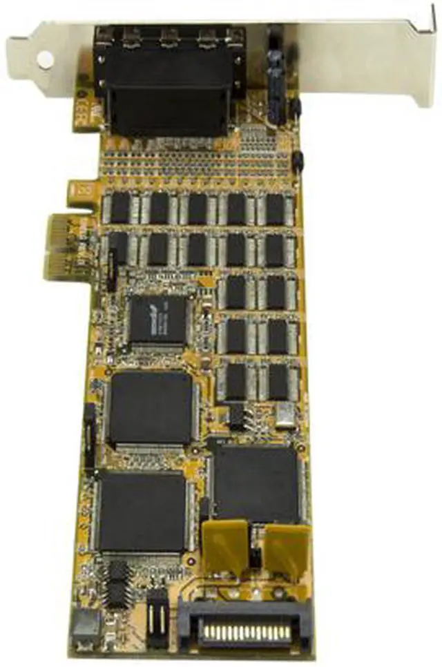Alt view image 4 of 6 - StarTech PEX16S550LP PCI Express Serial Card - 16 Port Low-Profile Serial Card - High-Speed PCIe Serial Adapter - Serial Controller DB9 RS232