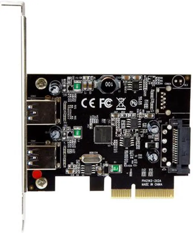 Main image of StarTech PEXUSB312A2 StarTech.com Dual Port USB 3.1 Card - 2x USB-A - 10Gbps per port - Expansion Card - PCI Express USB Card - PCI-e to USB
