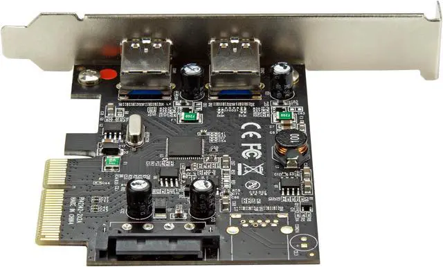 Alt view image 4 of 6 - StarTech PEXUSB312A2 StarTech.com Dual Port USB 3.1 Card - 2x USB-A - 10Gbps per port - Expansion Card - PCI Express USB Card - PCI-e to USB