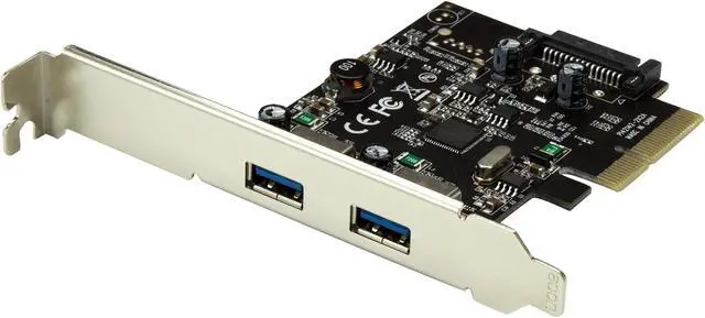 Main image of StarTech PEXUSB312A2 StarTech.com Dual Port USB 3.1 Card - 2x USB-A - 10Gbps per port - Expansion Card - PCI Express USB Card - PCI-e to USB