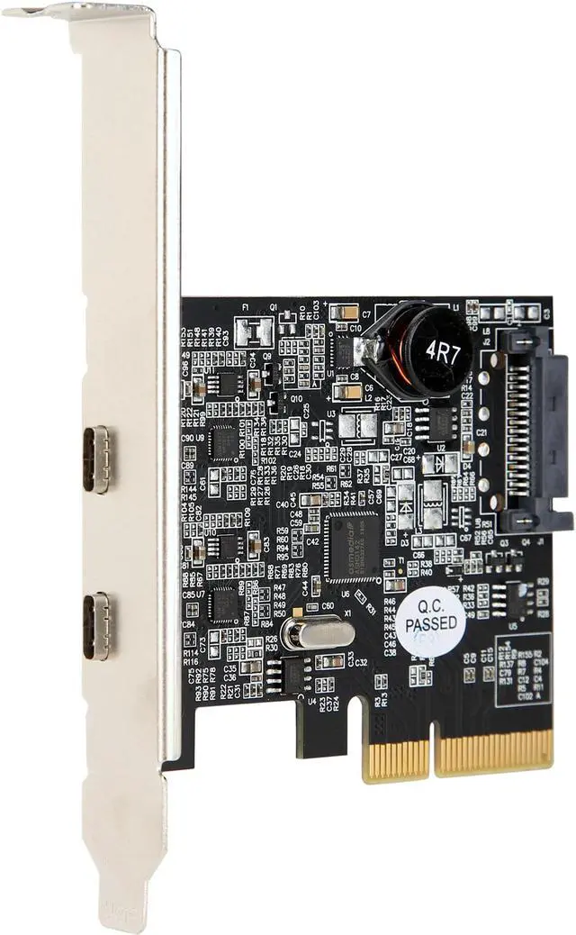 Main image of StarTech PEXUSB312C2 StarTech.com Dual Port USB-C Card – 2x USB-C – USB 3.1 PCI–e Card with SATA – USB 3.1 Expansion Card – PCI Express USB C Card
