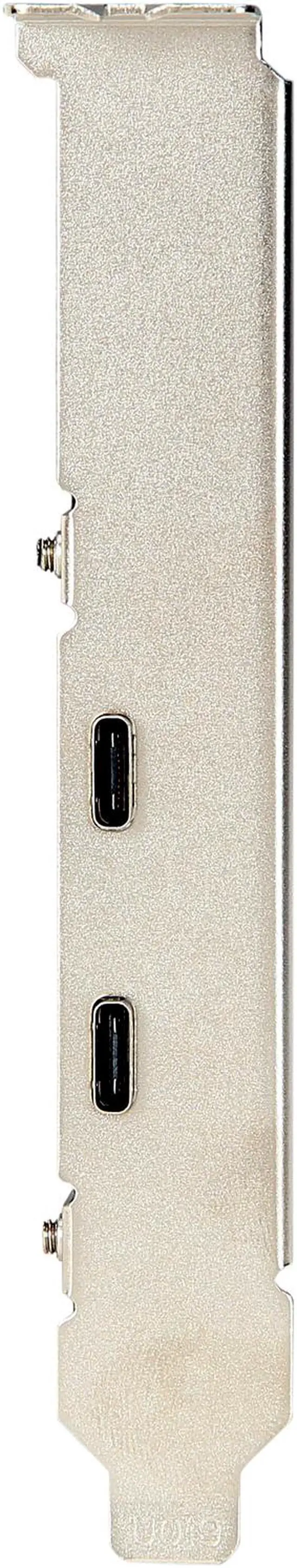 Alt view image 2 of 4 - StarTech PEXUSB312C2 StarTech.com Dual Port USB-C Card – 2x USB-C – USB 3.1 PCI–e Card with SATA – USB 3.1 Expansion Card – PCI Express USB C Card