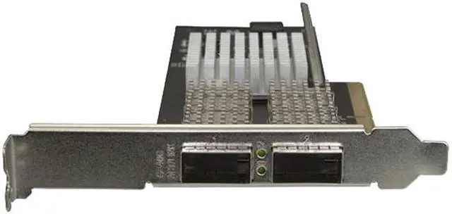 Alt view image 2 of 4 - StarTech.com Dual Port 40G QSFP+ Network Card - Intel XL710 Open QSFP+ Converged Adapter PCIe 40 Gigabit Fiber Ethernet Server 40GbE NIC