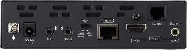 Alt view image 8 of 9 - StarTech.com ST121HDBTSC Multi-Input HDBaseT Extender Kit - Built-In Switch and Video Scaler - DisplayPort HDMI and VGA Over CAT6 or CAT5