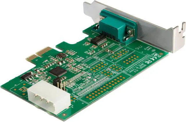 Alt view image 2 of 4 - StarTech.com PEX1S953LP 1 Port RS232 Serial Adapter Card with 16950 UART - PCI Express Serial Port Card - 921.4Kbps - Windows & Linux Compatible