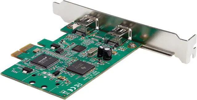 Alt view image 4 of 5 - StarTech.com PEX1394A2V2 2 Port PCI Express FireWire Card - 1394a Firewire - TI TSB82AA2 Chipset - Windows & Mac Compatible (PEX1394A2V2)