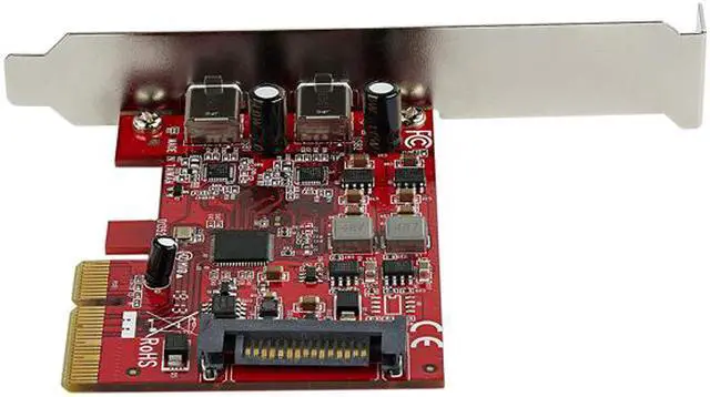Alt view image 3 of 5 - StarTech.com PEXUSB312C3 2-Port PCIe USB 3.1 Card - 2 x USB-C - USB 3.1 Gen 2 - Up to 10Gbps