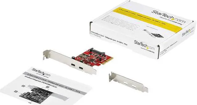 Alt view image 5 of 5 - StarTech.com PEXUSB312C3 2-Port PCIe USB 3.1 Card - 2 x USB-C - USB 3.1 Gen 2 - Up to 10Gbps