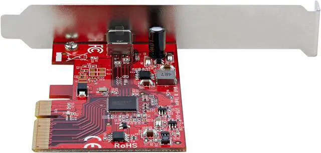 Alt view image 4 of 5 - StarTech.com PEXUSB321C 1-Port USB 3.2 Gen 2x2 PCIe Card - USB-C SuperSpeed 20Gbps PCI Express 3.0 x4 Host Controller Card - USB Type-C PCIe Add-On Adapter Card - Expansion Card - Windows & Linux (PEXUSB321C)