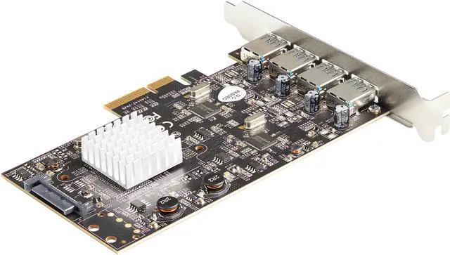 Alt view image 5 of 5 - StarTech.com PEXUSB314A2V2 4-Port USB PCIe Card - 10Gbps USB 3.1/3.2 Gen 2 Type-A PCI Express Expansion Card with 2 Controllers - 4x USB-A - USB PCIe Add-On Adapter Card - Windows/Mac/Linux (PEXUSB314A2V2)
