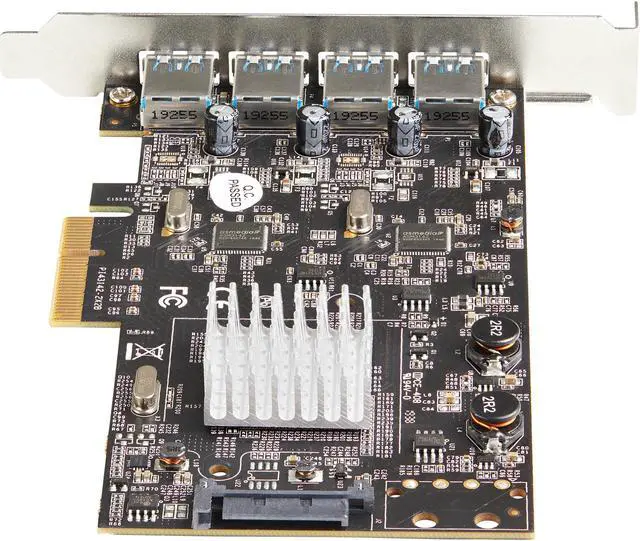 Alt view image 4 of 5 - StarTech.com PEXUSB314A2V2 4-Port USB PCIe Card - 10Gbps USB 3.1/3.2 Gen 2 Type-A PCI Express Expansion Card with 2 Controllers - 4x USB-A - USB PCIe Add-On Adapter Card - Windows/Mac/Linux (PEXUSB314A2V2)