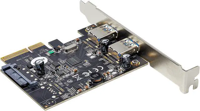 Alt view image 5 of 5 - StarTech.com PEXUSB312A3 2-Port USB PCIe Card with 10Gbps/port - USB 3.1/3.2 Gen 2 Type-A PCI Express 3.0 x2 Host Controller Expansion Card - Add-On Adapter Card - Full/Low Profile - Windows & Linux (PEXUSB312A3)