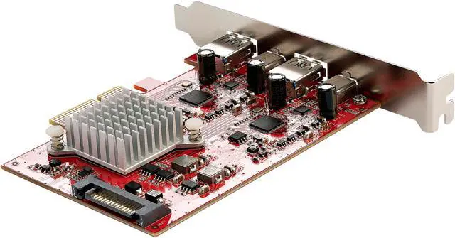 Alt view image 5 of 7 - 4-Port USB PCIe Card, 10Gbps USB PCI Express Expansion Card w/ 2 Controllers, 2x USB-C & 2x USB-A ports (USB 3.2/3.1 Gen 2), USB/USB-C PCI-e Card, Full Profile Brackets - USB PCIe Add-On Card (PEXUSB312A2C2V)