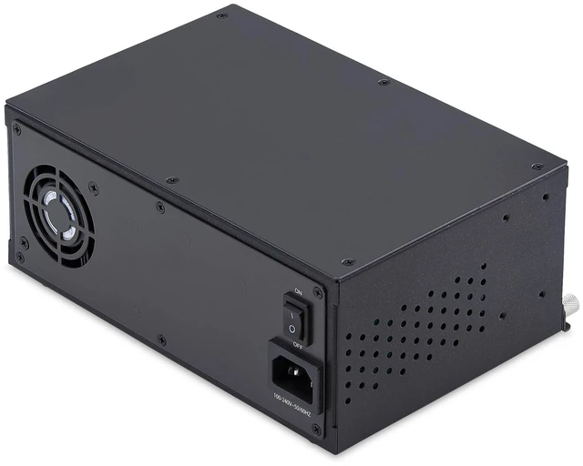 Alt view image 5 of 8 - StarTech MCM7-MEDIA-CHASSIS 7-Slot Unmanaged Media Converter Chassis for MCM Media Converter Series, Full Power Isolation, Active Cooling, 10in Rackmount, TAA Compliant