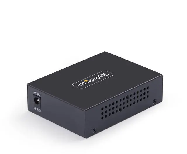 Alt view image 2 of 5 - StarTech10GbE Multi-Gigabit Open SFP+ Fiber Media Converter, Standalone 10 Gigabit Ethernet RJ-45 to 10GBASE-X SFP+, Single-Mode / Multi-Mode, 16K Jumbo Frames - TAA, MCM10G6SSFP