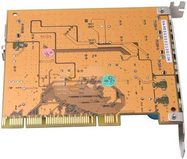 Alt view image 3 of 5 - SUNIX IEEE1394A 2+1 ports & USB2.0 3+1 ports PCI Combo Card Model UFC3212V