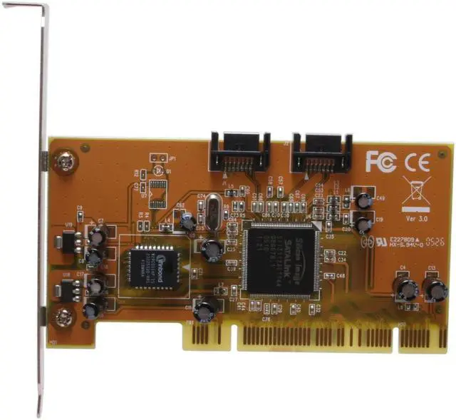 Alt view image 2 of 5 - SUNIX SATA2000 PCI SATA Serial ATA 2 channels PCI Card