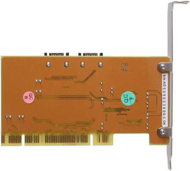 Alt view image 3 of 5 - SUNIX SATA2000 PCI SATA Serial ATA 2 channels PCI Card