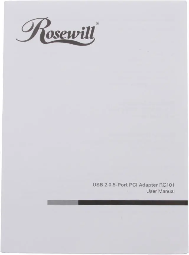 Alt view image 5 of 6 - Rosewill NEC 4+1 Port USB2.0 PCI CARD Model RC-101