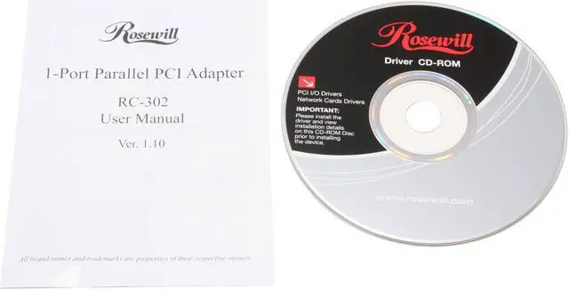 Alt view image 10 of 10 - Rosewill Model RC-302 - Low-Profile PCI Card - Single Parallel (SPP / PS2 / EPP / ECP) Universal / PCI Parallel Port Card