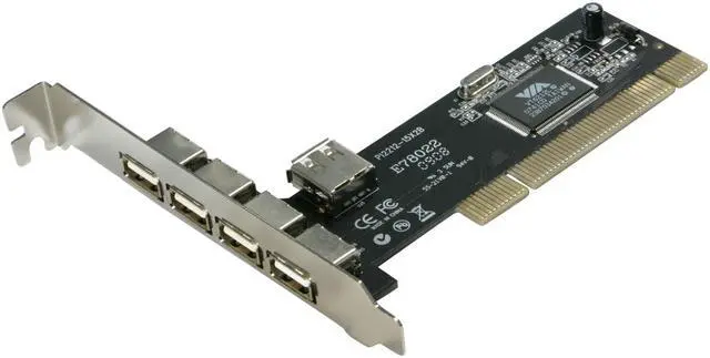 Main image of Rosewill RC-103 - 4 + 1 USB 2.0 PCI Adapter (Four External + One Internal Ports)