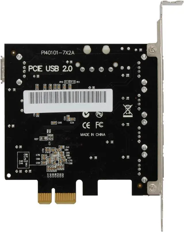 Alt view image 4 of 7 - Rosewill NEC 4+1 Ports USB 2.0 PCIE Card Model RC-503