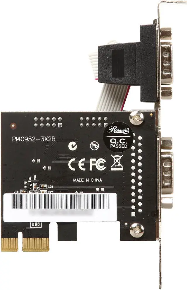 Alt view image 4 of 5 - Rosewill RC-301EU - 2-Port PCIe Serial Card